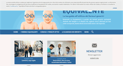 Desktop Screenshot of equivalente.it
